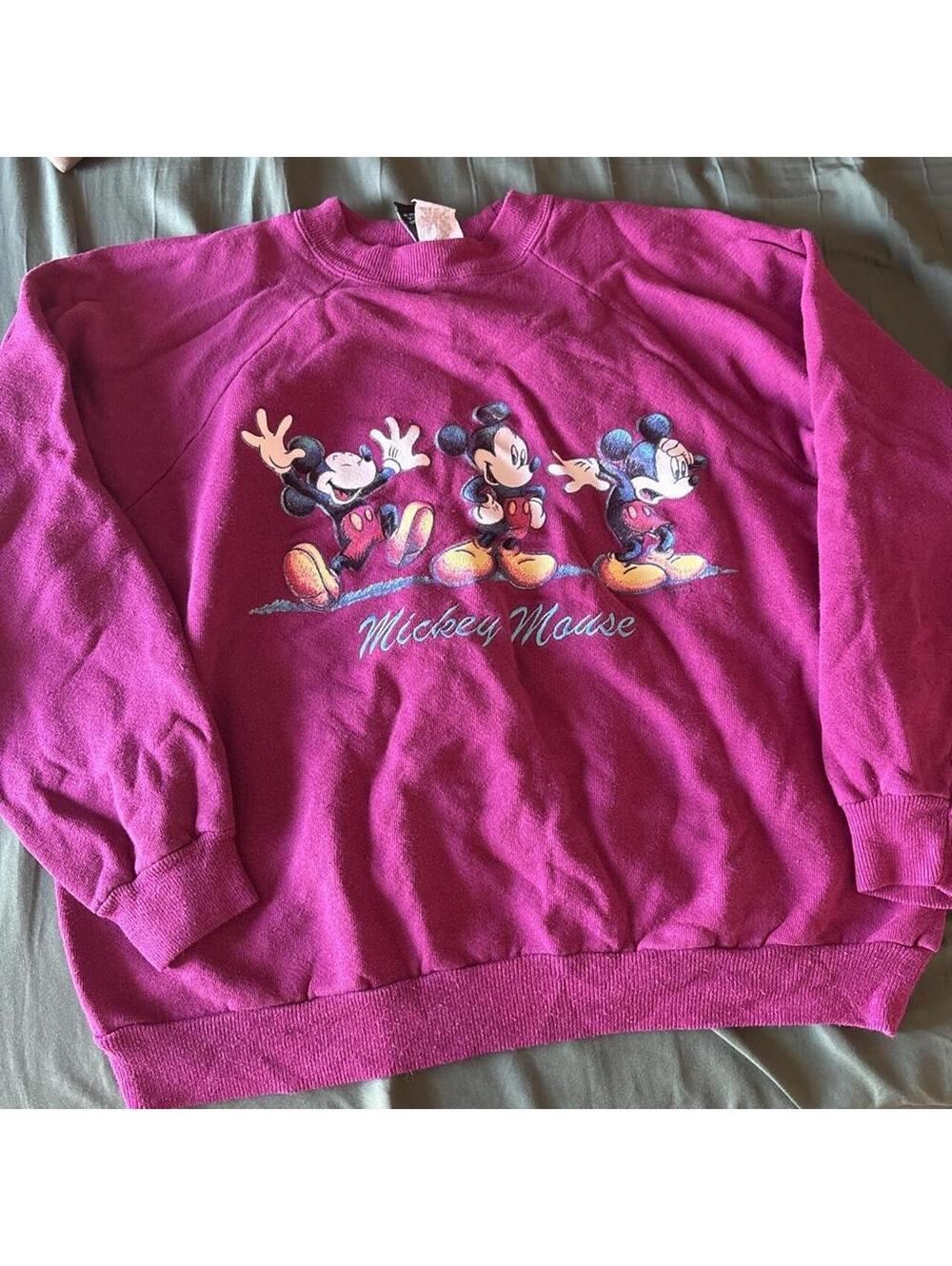 Disney Women's Burgundy Sweatshirt